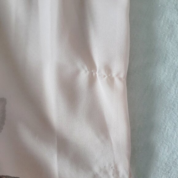 Vince Camuto soft blush pink floral flowy long tunic top, S - Picture 15 of 15